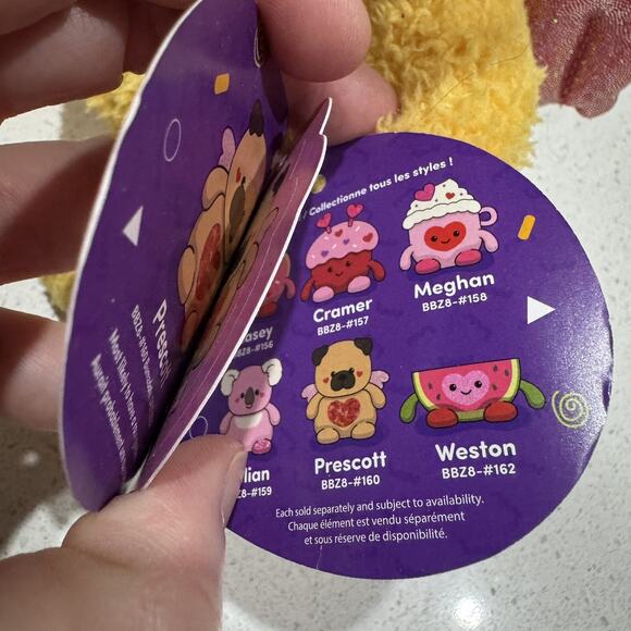 BumBumz SweetBumz 7.5" Plush Valentine's Prescott and Killian Lot Of 2 - Picture 2 of 7